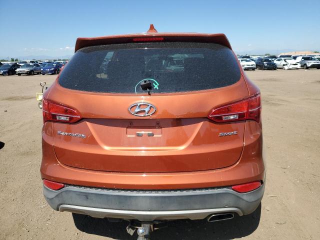 5XYZT3LB5FG244985 - 2015 HYUNDAI SANTA FE S ORANGE photo 6