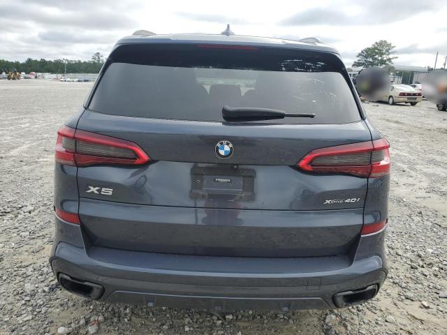 5UXCR6C01LLL75513 - 2020 BMW X5 XDRIVE40I GRAY photo 6