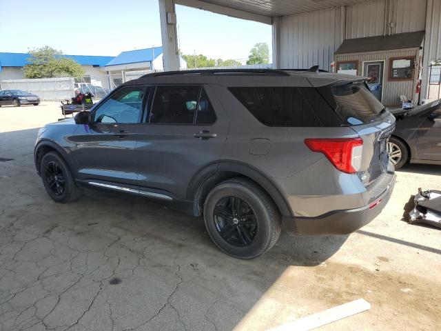 1FMSK8DH7NGA90789 - 2022 FORD EXPLORER XLT GRAY photo 2