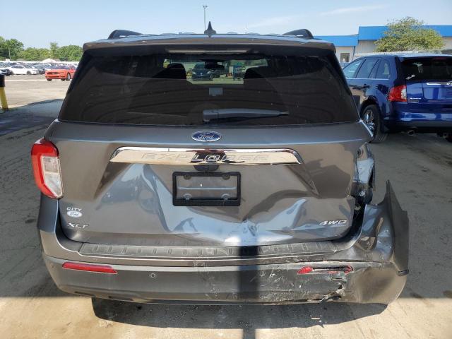 1FMSK8DH7NGA90789 - 2022 FORD EXPLORER XLT GRAY photo 6