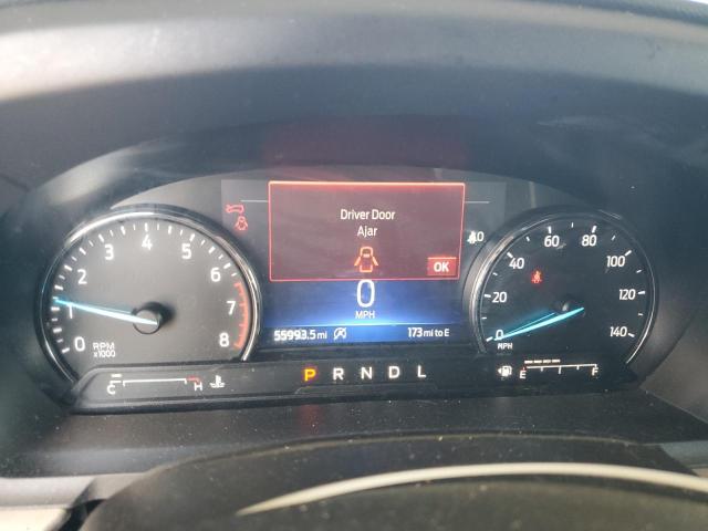 1FMSK8DH7NGA90789 - 2022 FORD EXPLORER XLT GRAY photo 9