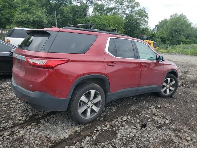 1GNEVHKW9LJ180141 - 2020 CHEVROLET TRAVERSE LT RED photo 3