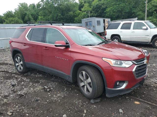 1GNEVHKW9LJ180141 - 2020 CHEVROLET TRAVERSE LT RED photo 4