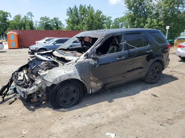 1FM5K8AR8HGC90854 - 2017 FORD EXPLORER POLICE INTERCEPTOR BLACK photo 1