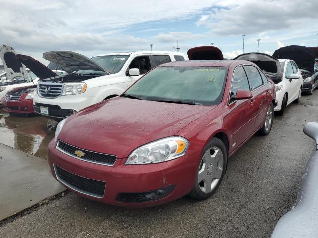 2G1WD58C379334297 - 2007 CHEVROLET IMPALA SUPER SPORT BURGUNDY photo 2