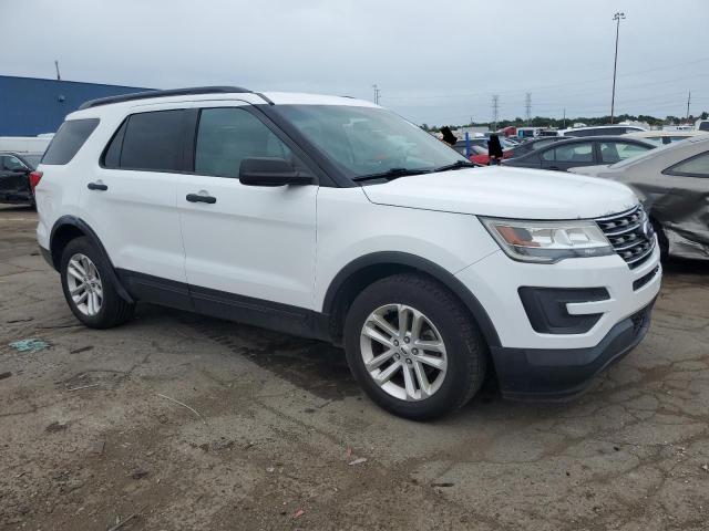 1FM5K8B88GGC62735 - 2016 FORD EXPLORER WHITE photo 4