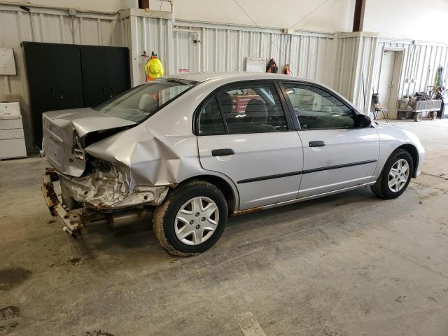 1HGES16365L020445 - 2005 HONDA CIVIC DX VP ვერცხლისფერი ფოტო 3