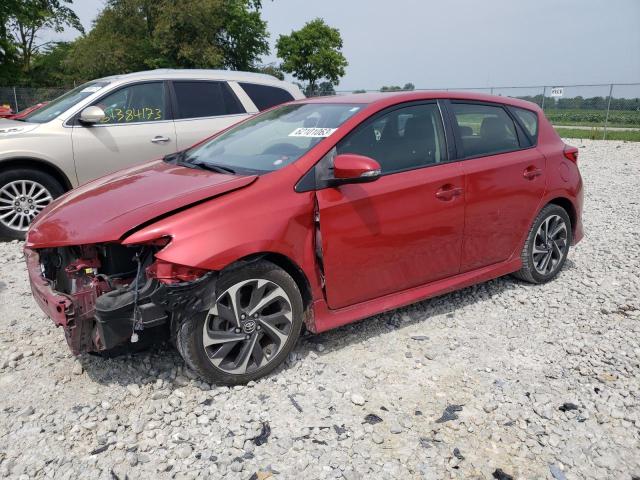 JTNKARJE3HJ534776 - 2017 TOYOTA COROLLA IM RED photo 1