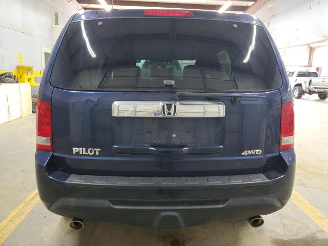 5FNYF4H49EB031644 - 2014 HONDA PILOT EX BLUE photo 6