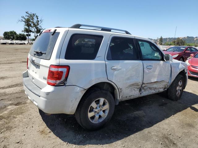 1FMCU9EG9CKB83804 - 2012 FORD ESCAPE LIMITED WHITE photo 3