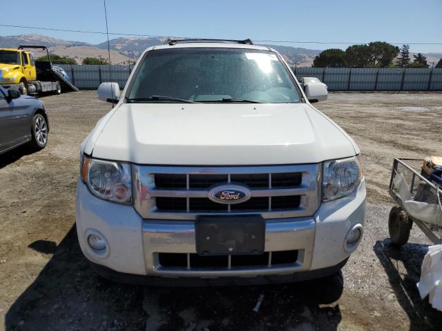 1FMCU9EG9CKB83804 - 2012 FORD ESCAPE LIMITED WHITE photo 5