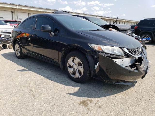 2HGFB2F50DH574460 - 2013 HONDA CIVIC LX BLACK photo 4