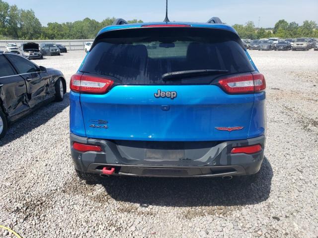 1C4PJMBX7JD600523 - 2018 JEEP CHEROKEE TRAILHAWK Mavi foto 6