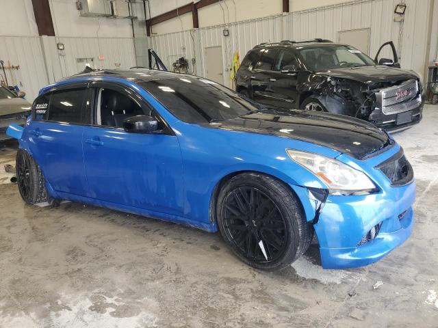 JN1CV6AR5DM766564 - 2013 INFINITI G37 BLUE photo 4