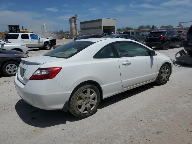 2HGFG12676H509263 - 2006 HONDA CIVIC LX WHITE photo 3