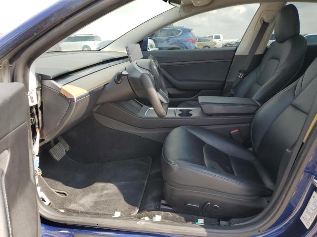 5YJ3E1EA3MF908858 - 2021 TESLA MODEL 3 BLUE photo 7