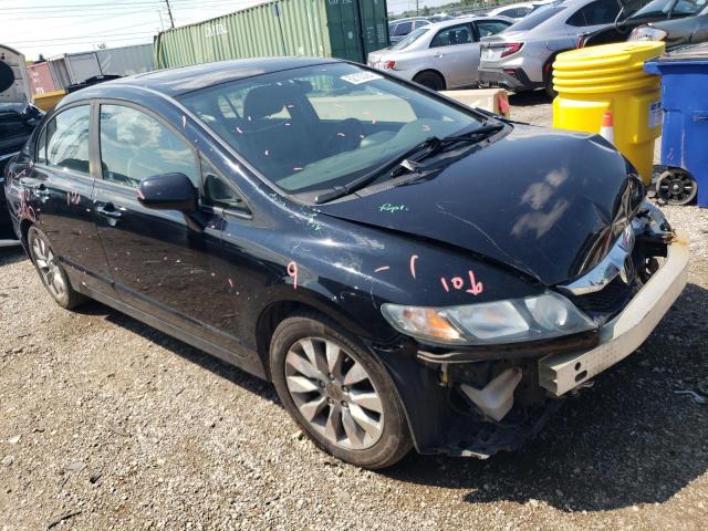 19XFA1F91BE007827 - 2011 HONDA CIVIC EXL შავი ფოტო 4