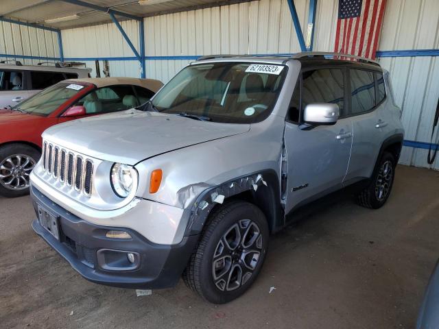 ZACCJBDT6FPB50532 - 2015 JEEP RENEGADE LIMITED SILVER photo 1