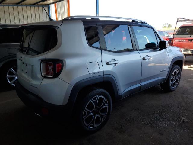 ZACCJBDT6FPB50532 - 2015 JEEP RENEGADE LIMITED SILVER photo 3