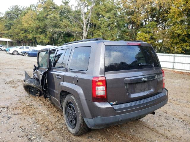 1C4NJPBB5GD677140 - 2016 JEEP PATRIOT SPORT GRAY photo 3