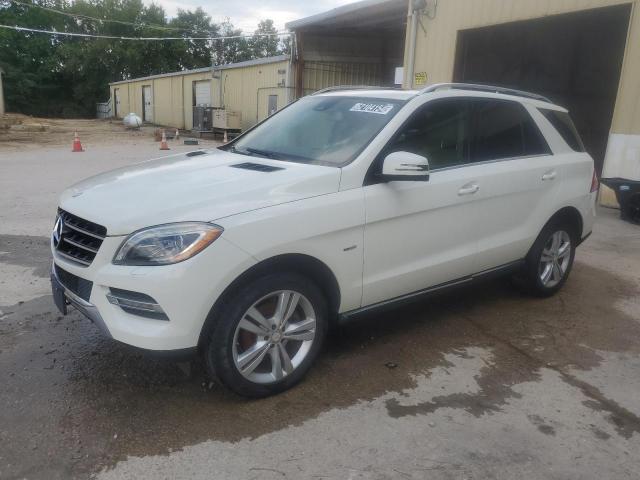 4JGDA5HB9CA056420 - 2012 MERCEDES-BENZ ML 350 4MATIC WHITE photo 1
