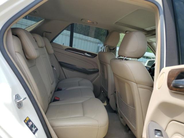 4JGDA5HB9CA056420 - 2012 MERCEDES-BENZ ML 350 4MATIC WHITE photo 10