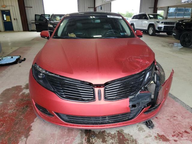 3LN6L2JK9ER802854 - 2014 LINCOLN MKZ RED photo 5