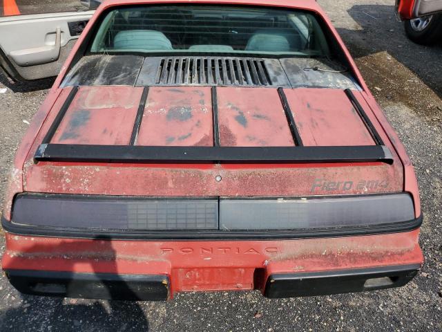 1G2AM37R4EP204544 - 1984 PONTIAC FIERO SPORT RED photo 10