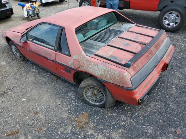 1G2AM37R4EP204544 - 1984 PONTIAC FIERO SPORT RED photo 2