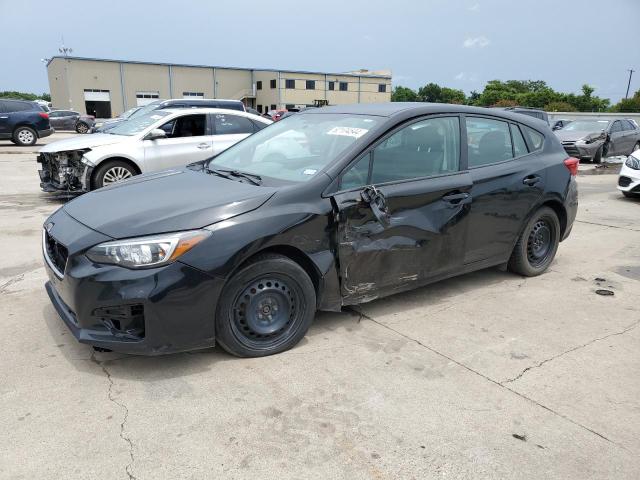 4S3GTAA64J3734168 - 2018 SUBARU IMPREZA BLACK photo 1