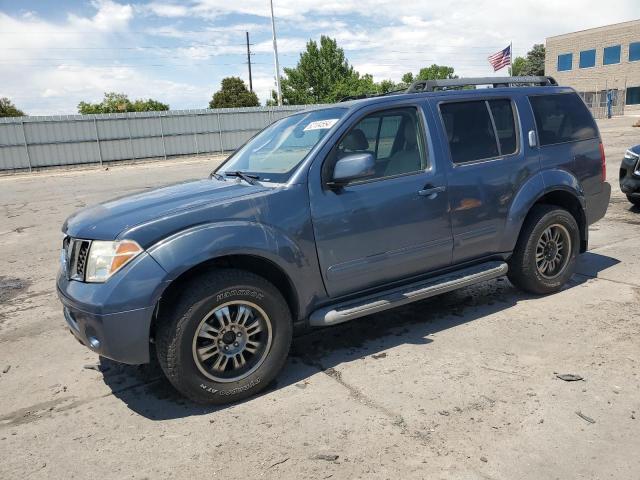 5N1AR18W55C725930 - 2005 NISSAN PATHFINDER LE 蓝色 照片 1