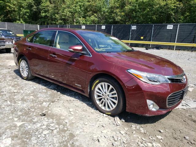 4T1BD1EB7EU026748 - 2014 TOYOTA AVALON HYBRID BURGUNDY photo 4