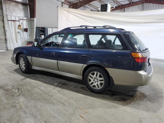 4S3BH675X26654168 - 2002 SUBARU LEGACY OUTBACK AWP 蓝色 照片 2