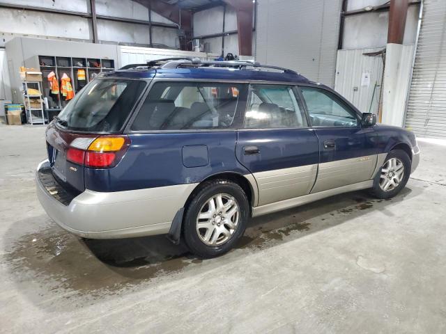 4S3BH675X26654168 - 2002 SUBARU LEGACY OUTBACK AWP 蓝色 照片 3