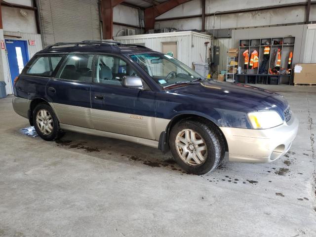 4S3BH675X26654168 - 2002 SUBARU LEGACY OUTBACK AWP 蓝色 照片 4