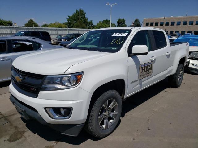 1GCGTDEN2J1227445 - 2018 CHEVROLET COLORADO Z71 WHITE photo 1