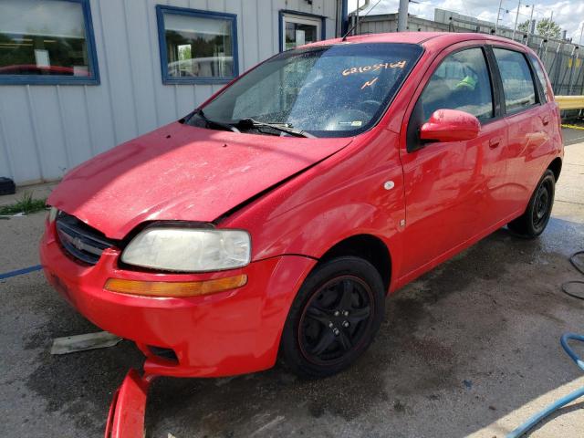 KL1TD66668B259826 - 2008 CHEVROLET AVEO BASE RED photo 1