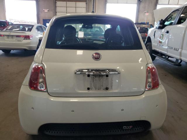 3C3CFFGE1FT503326 - 2015 FIAT 500 ELECTRIC WHITE photo 6