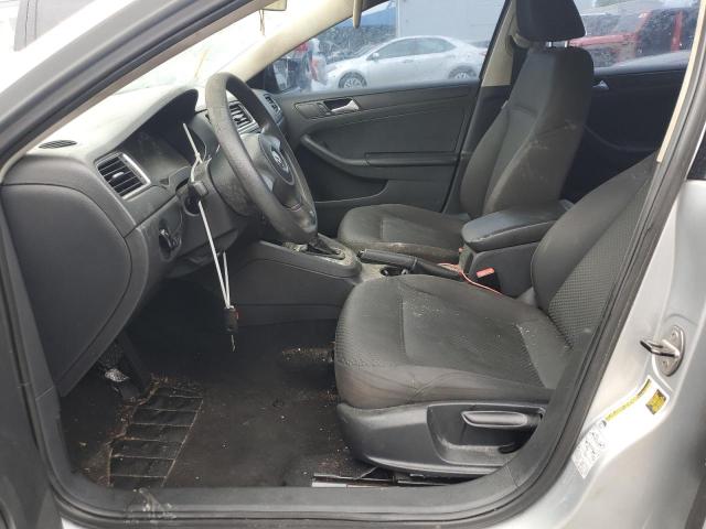 3VW2K7AJ7EM217209 - 2014 VOLKSWAGEN JETTA BASE ვერცხლისფერი ფოტო 7
