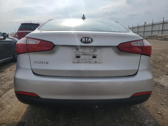 KNAFX4A63E5079297 - 2014 KIA FORTE LX SILVER photo 6