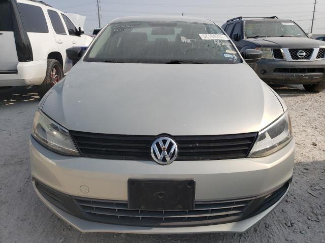 3VW2K7AJ6BM086947 - 2011 VOLKSWAGEN JETTA BASE 灰色 照片 5