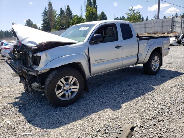 5TEUX4EN9AZ701713 - 2010 TOYOTA TACOMA ACCESS CAB ვერცხლისფერი ფოტო 1