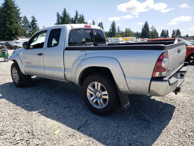 5TEUX4EN9AZ701713 - 2010 TOYOTA TACOMA ACCESS CAB ვერცხლისფერი ფოტო 2