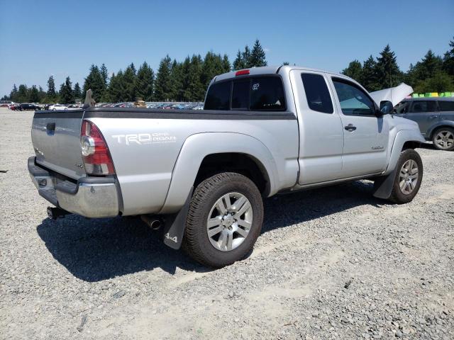 5TEUX4EN9AZ701713 - 2010 TOYOTA TACOMA ACCESS CAB ვერცხლისფერი ფოტო 3