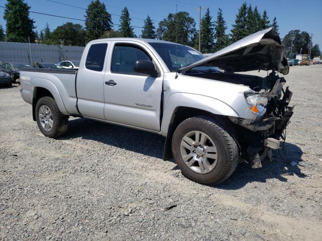 5TEUX4EN9AZ701713 - 2010 TOYOTA TACOMA ACCESS CAB ვერცხლისფერი ფოტო 4