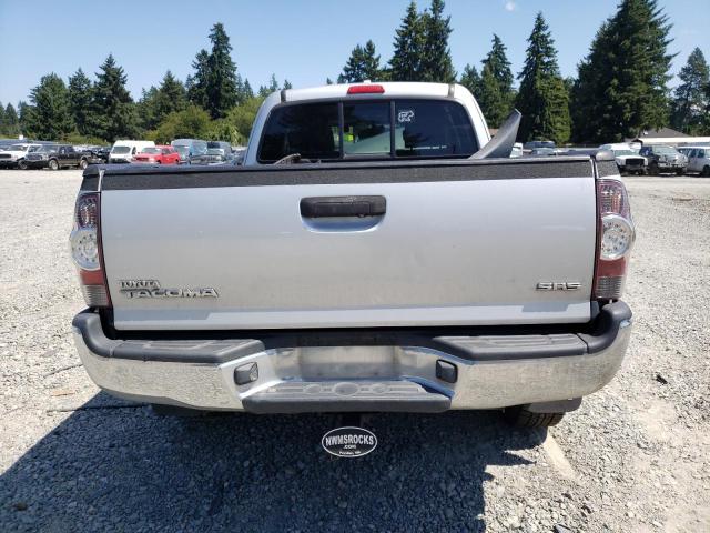 5TEUX4EN9AZ701713 - 2010 TOYOTA TACOMA ACCESS CAB ვერცხლისფერი ფოტო 6