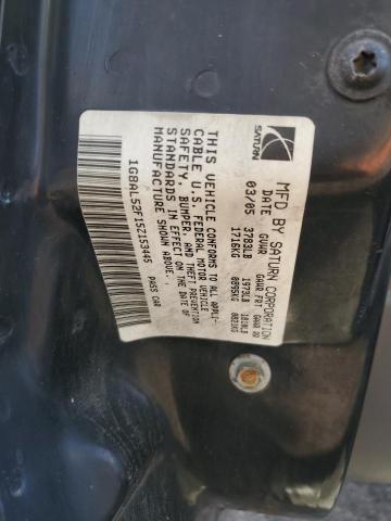 1G8AL52F15Z153445 - 2005 SATURN ION LEVEL 3 SILVER photo 12