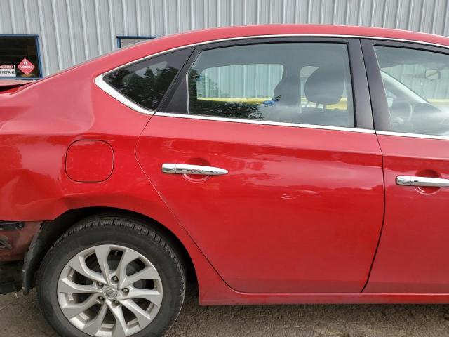 3N1AB7AP6KY267819 - 2019 NISSAN SENTRA S RED photo 10