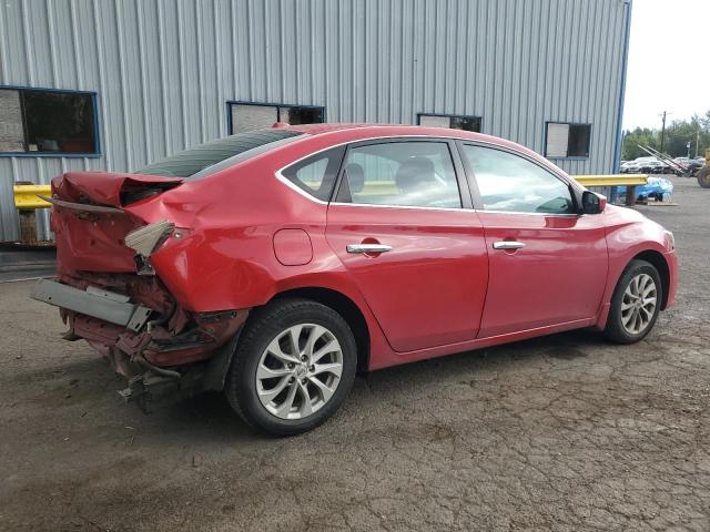 3N1AB7AP6KY267819 - 2019 NISSAN SENTRA S RED photo 3