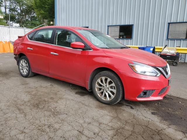 3N1AB7AP6KY267819 - 2019 NISSAN SENTRA S RED photo 4